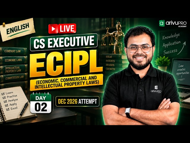CS Executive ECIPL in English | Live Demo Day 2 | Dec 2026 Attempt
