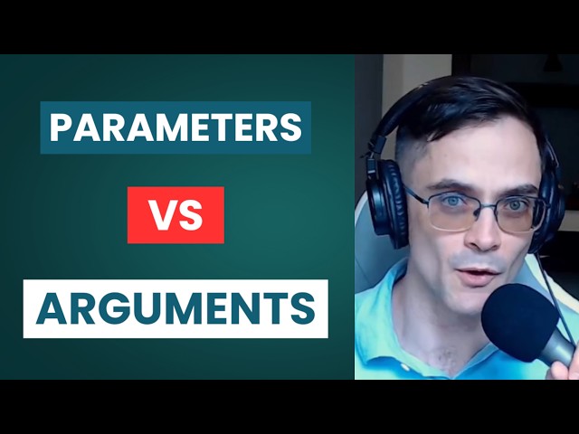 Parameters vs Arguments (coding concepts explained!)