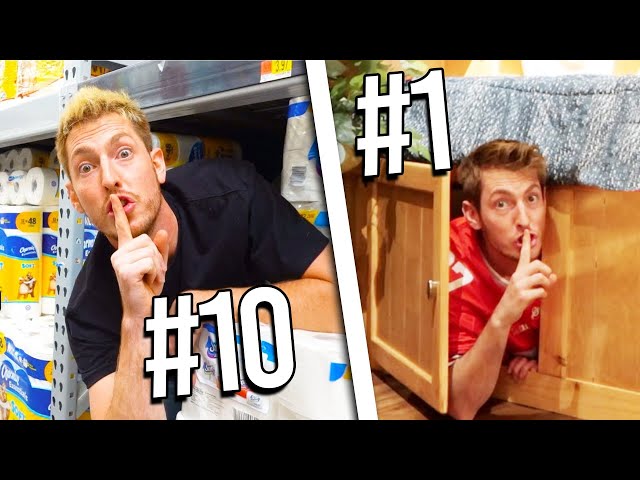 We Built 10 INSANE Hidden Forts!