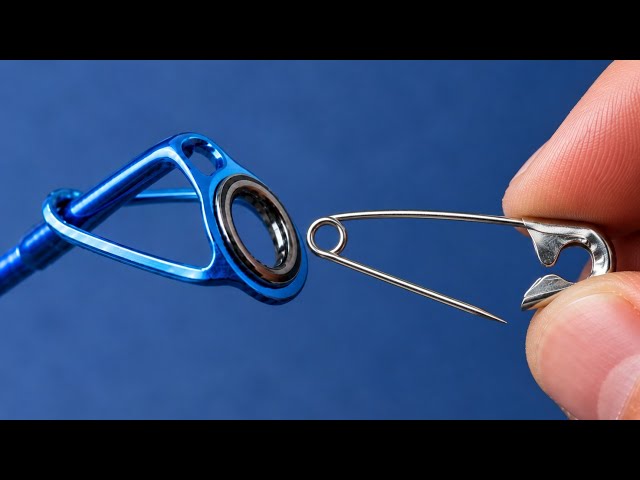 Genius DIY Rig: Safety Pin Sinker Clip + Tangle-Free Dropper Loop!