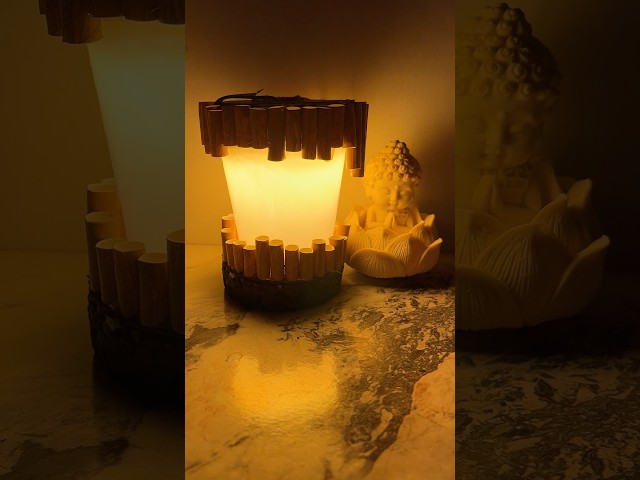 Beautiful table lamp part-1 | Lamp craft | Easy craft ideas #art #craft #cute #shorts