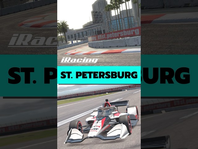 FIRST LAP at St. Petersburg Street Circuit in iRacing!