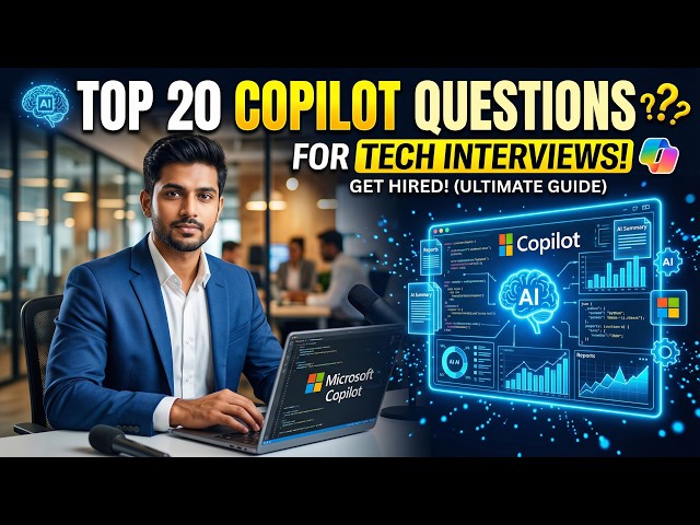 Microsoft Copilot Interview Questions 2026 | Sid IT Solutions #copilot #microsoftcopilot