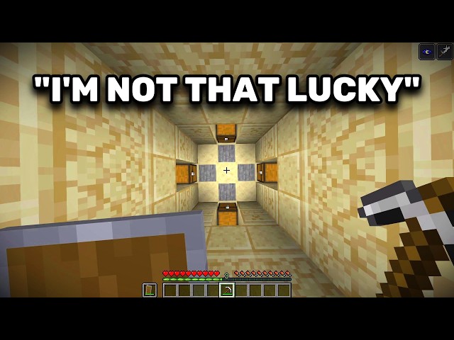 When You're Too Lucky In Minecraft