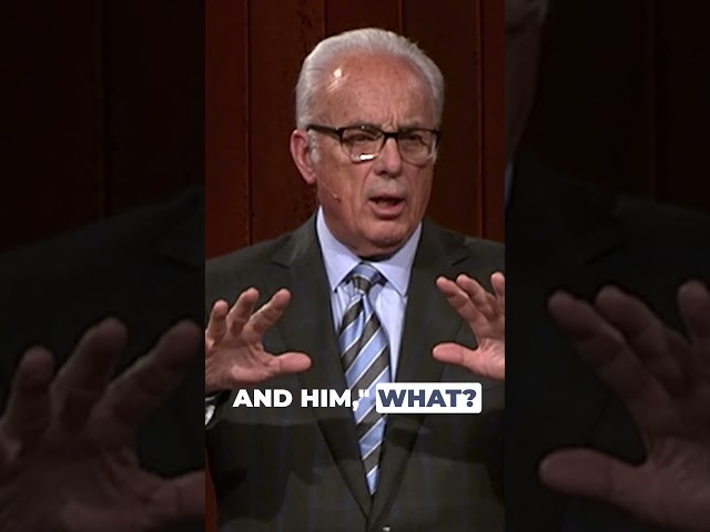 "You can't sneak salvation in the side door."