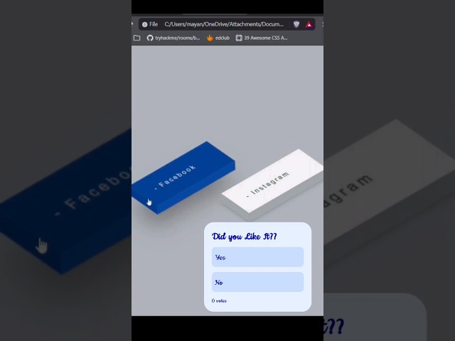 Popular Icons Hover Animation | HTML And CSS #shorts #viral #coding #beginners