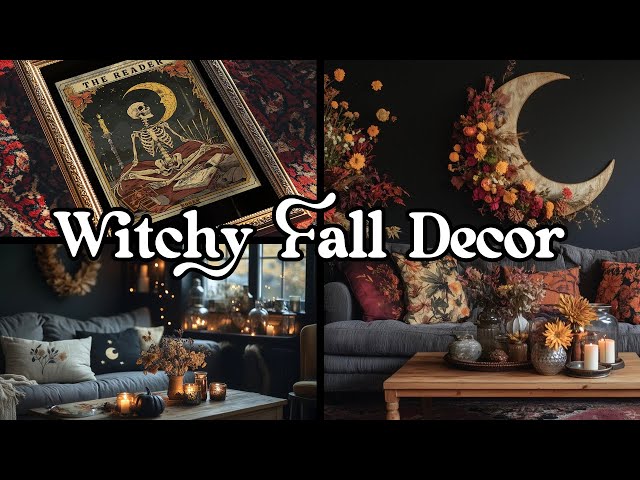 Fall Decor Ideas With a Witchy Style: How to Make Your Fall Decor Darkly Enchanting & Divinely Cozy