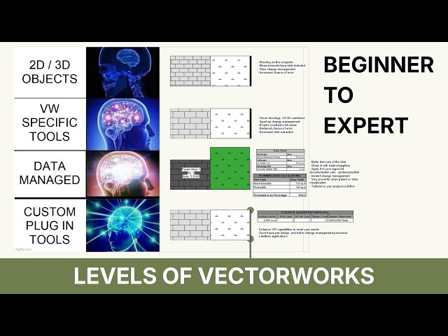 The 4 Levels of Vectorworks Mastery: Basic 2D to Custom BIM
