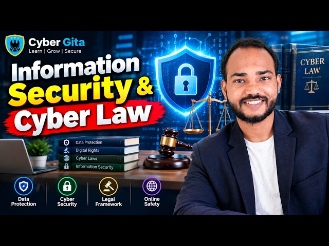 Information Security & Cyber Law | IT Act, Cyber Security, IPR, Network Security & Cyber Law