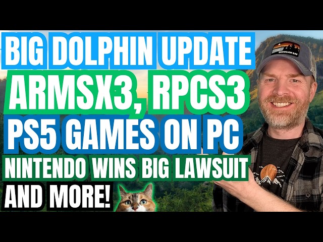 Nintendo Wins Big Lawsuit, Massive Updates for Dolphin Emulator, PS3 Emulation, PS5 Emulation and mo