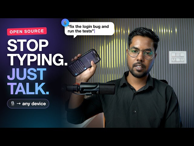 I Stopped Typing - Now I Talk to Any Device (Open Source)