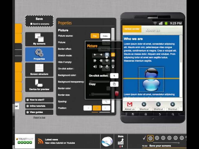 Your first Make me Droid application tutorial