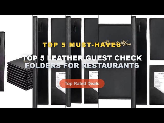 Best Top 5 Leather Guest Check Folders For Restaurants on AliExpress | Review - PU Leather Check Fol