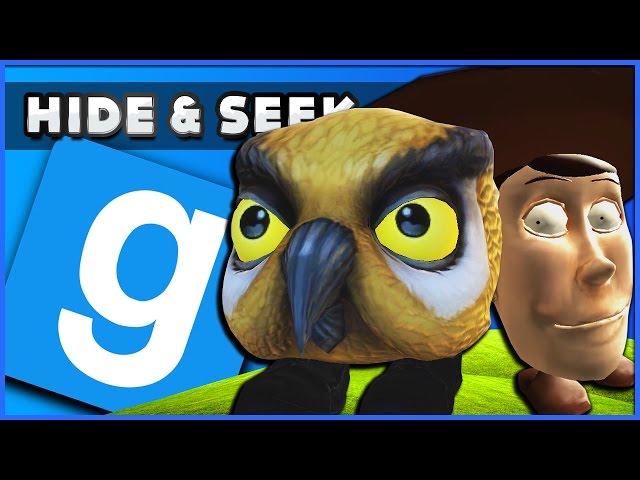 Gmod Hide & Seek Funny Moments: The Big Goomba Head Mod, Hiding in the Shadows &  Woody Jumpscare!