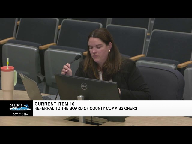 St. Lucie County Code Enforcement Special Magistrate Hearing, Oct. 7, 2026