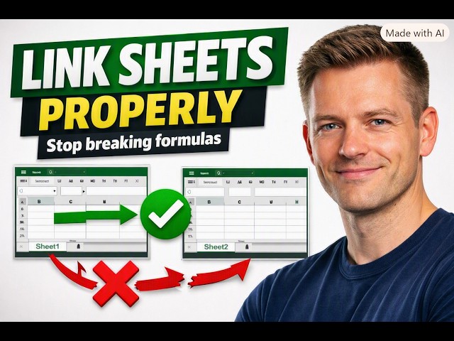 Create Live Links Between Excel Workbooks | Tutorial