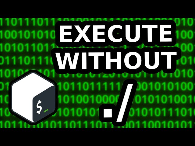 How To Execute a Bash Script Without ./