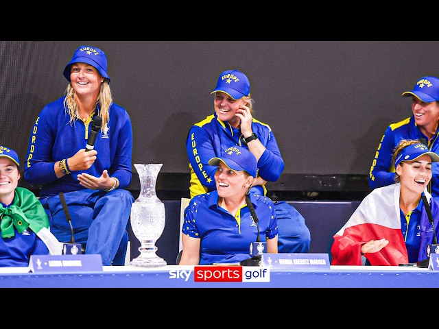 Team Europe's Solheim Cup winning team press conference IN FULL! 🇪🇺