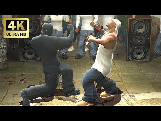 [Def Jam Fight for NY] 4K (2160P) 60FPS Gameplay! SUSPECT vs MEMPHIS BLEEK (PS2 Fighting Game)