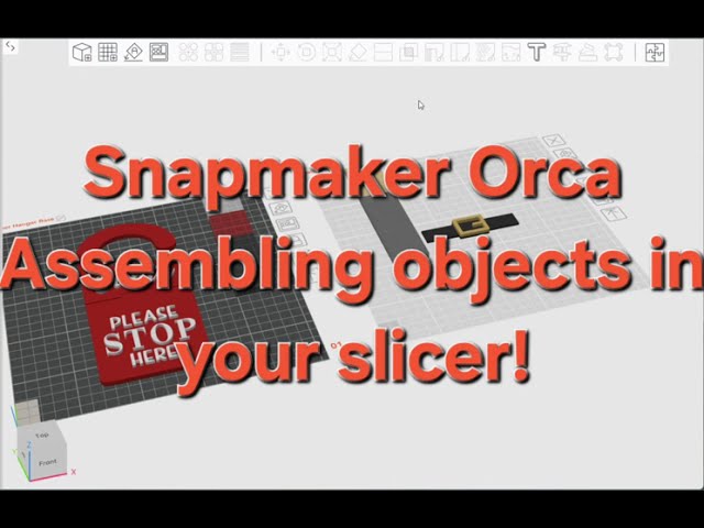 Assembling objects in snapmaker orca