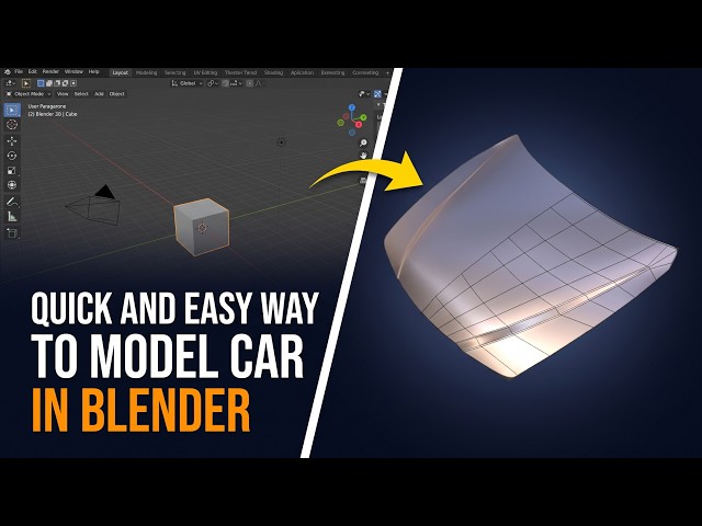 How To Model Car With Perfect Topology | Beginners Guide