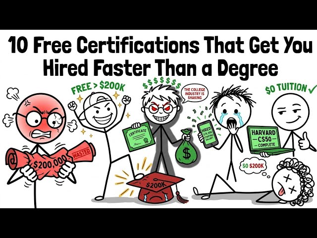 10 Free Certifications That Get You Hired Faster Than a Degree