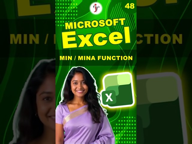 MIN/MINA in Excel #excel #exceltips #exceltips #excelformula