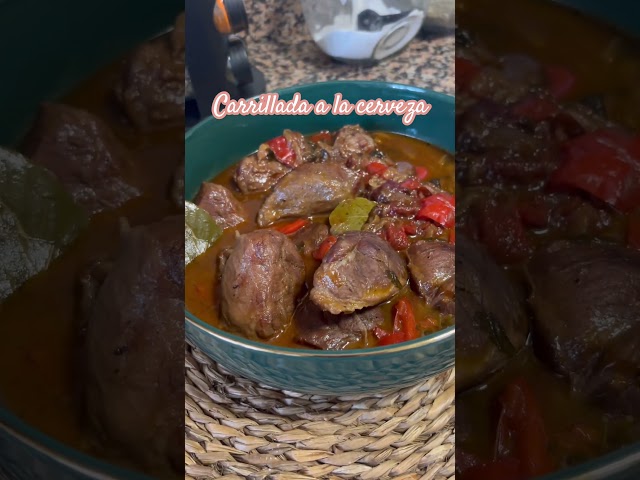 ¡Increíble CARRILLADA A LA CERVEZA! 🥩🍺 ¡Tiernísima, Sabrosa y Fácil!
