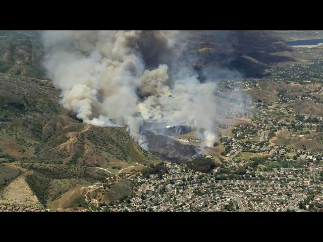 Live Coverage: Wildfire burns structures in Simi Valley