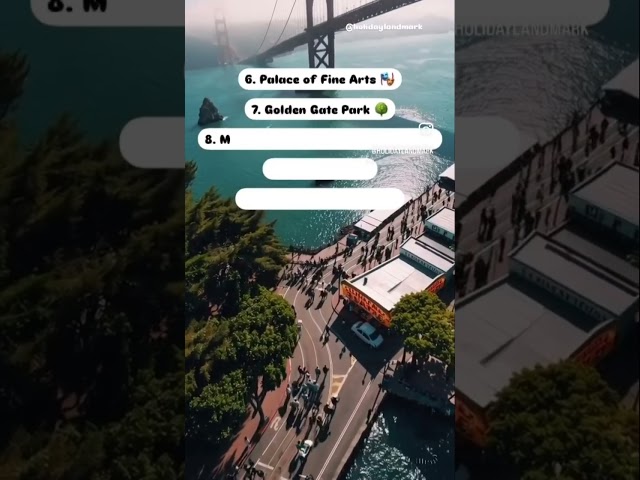 Top 15 Must-Visit Places in San Francisco, CA, USA