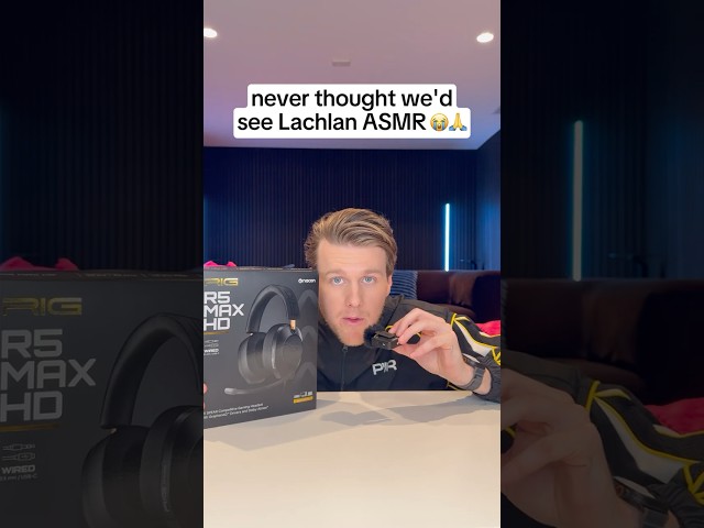 Never thought we'd see a Lachlan ASMR video 😭🙏 #naconpartner