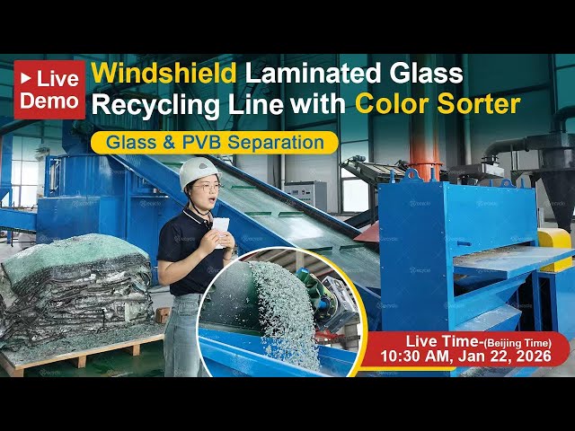 Watch Windshield Laminated Glass Get Separated | Live Factory Demo