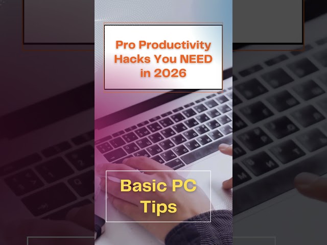 These Simple PC Changes Saved Me Hours #productivity #lifehacks #shorts