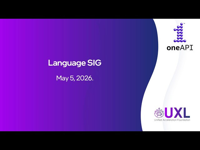 Language SIG - 5.5.2026