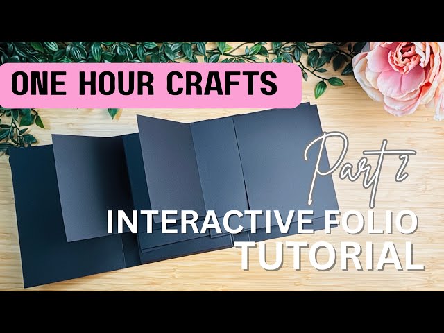 One Hour Crafting Ep. 31 | Blank Interactive Folio TUTORIAL PART 2