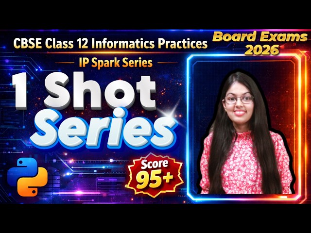 Series 1 Shot | Data Handling using Pandas | CBSE Class 12 Informatics Practices