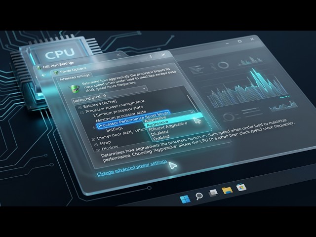 Enable Hidden Processor Performance Boost Mode in Windows 11