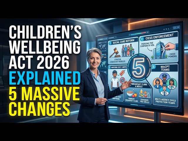 The Children’s Wellbeing and Schools Act 2026 Explained — 5 Massive Changes from September 2026