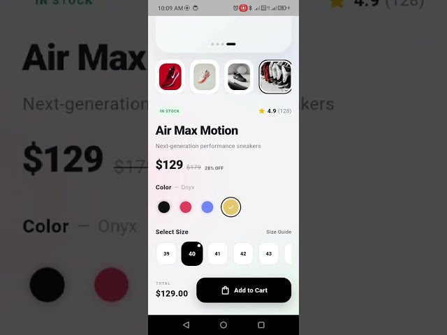 This Flutter Product Gallery Animation Is So Smooth 🛍️ #flutter #flutterui