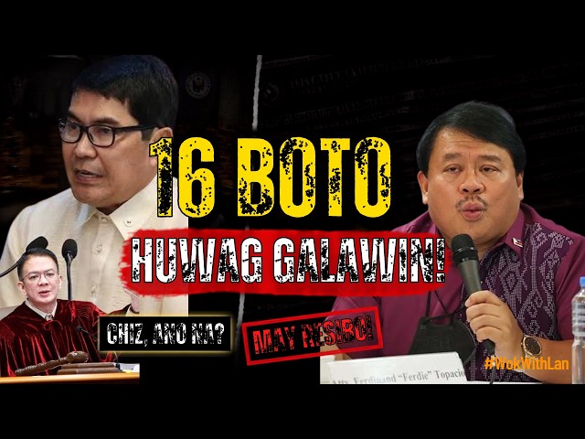 GOOD NEWS: TOPACIO SINAGOT SI ERWIN TULFO—16 BOTO, HUWAG GALAWIN! CHIZ, ANO NA?