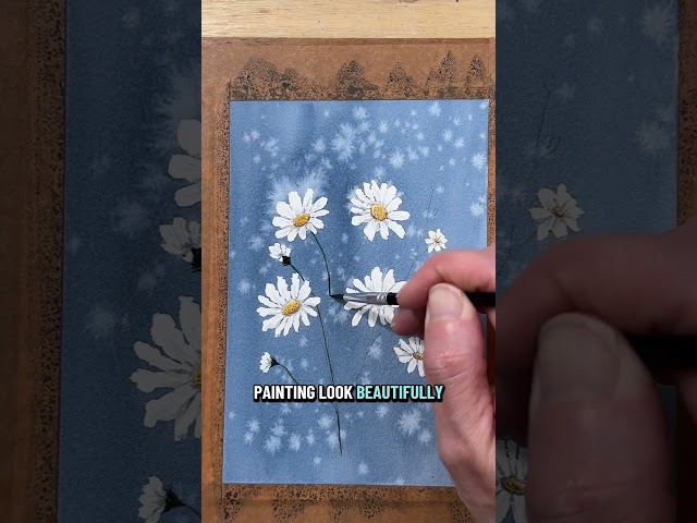 Beginner-Friendly Watercolor Daisies
