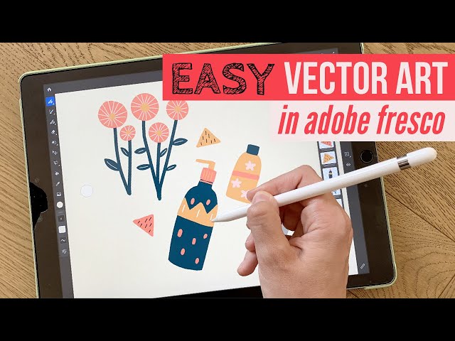 How to draw with vector brushes in Adobe Fresco
