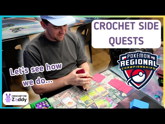 Swapped hobbies and went to my first Pokemon TCG Tournament: Sydney Regionals ✨ Crochetmezaddy vlog