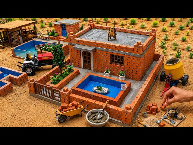 DIY Construction Science Project - Building a mini brick hous