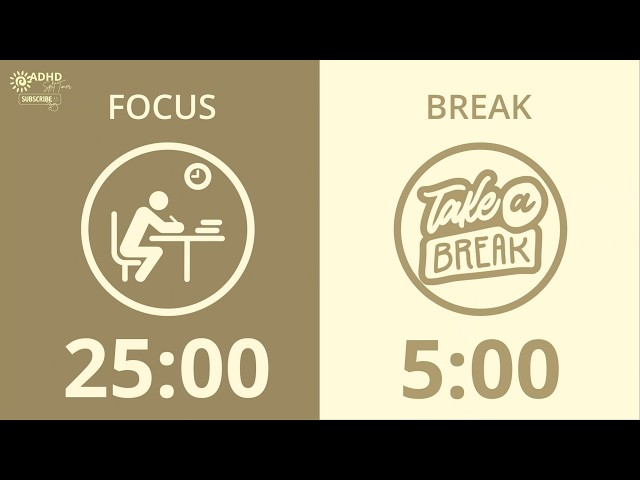 3 Hour Study With Me 🎧 30:5 Pomodoro Timer | Pink Noise for Deep Focus & ADHD Relief ✓