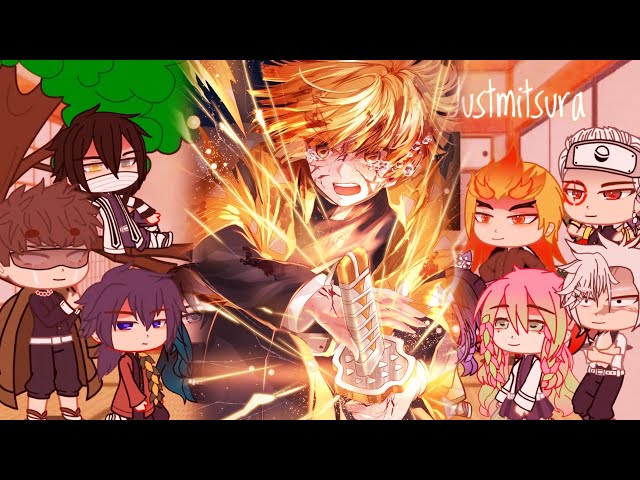 ✨ Hashiras React to Zenitsu - Demon slayer ✨ Hashiras react Compilation ✨