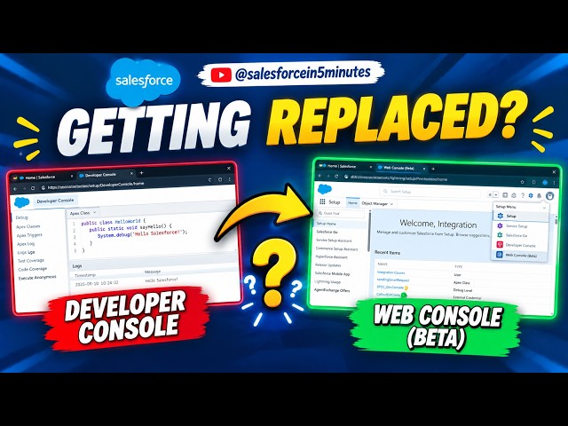 What is Web Console in Salesforce ?