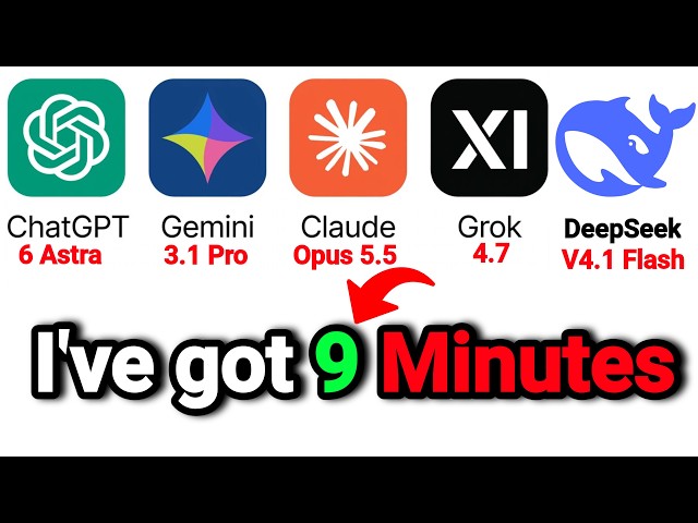 Chat GPT-6 Astra vs Claude Opus 5.5 vs DeepSeek V4.1 Flash vs Grok 4.7 vs Gemini 3.1 Pro Explained