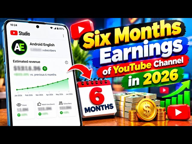 Six Months of YouTube Earnings in 2026 💰