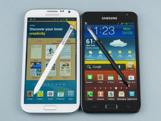 Samsung Galaxy Note II vs Samsung Galaxy Note